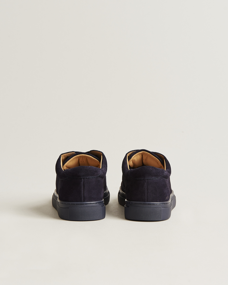 Herr | Myrqvist Oaxen Monochrome Sneaker Navy Suede | Myrqvist | Oaxen Monochrome Sneaker Navy Suede