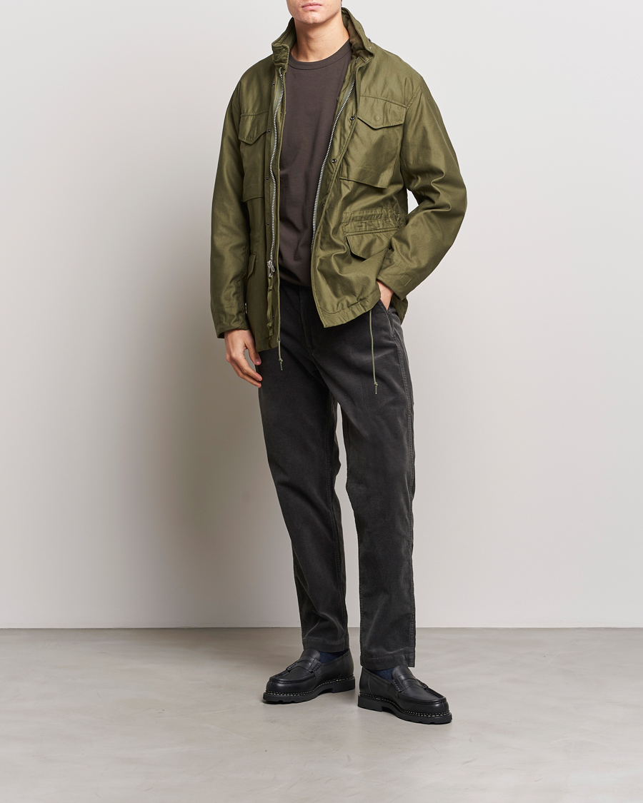 Herr | Byxor | orSlow | New Yorker Pants Charcoal