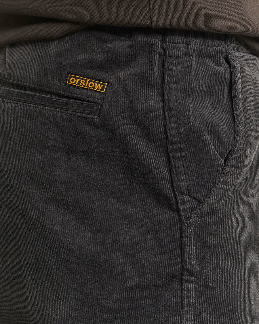 Herr | Byxor | orSlow | New Yorker Pants Charcoal