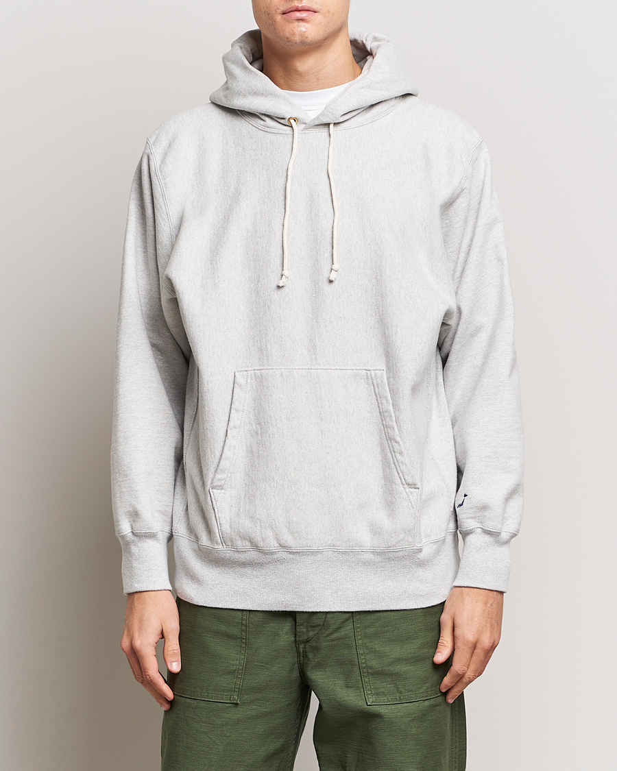 Herr | Tröjor | orSlow | Heavy Weight Vintage Hoodie Light Grey
