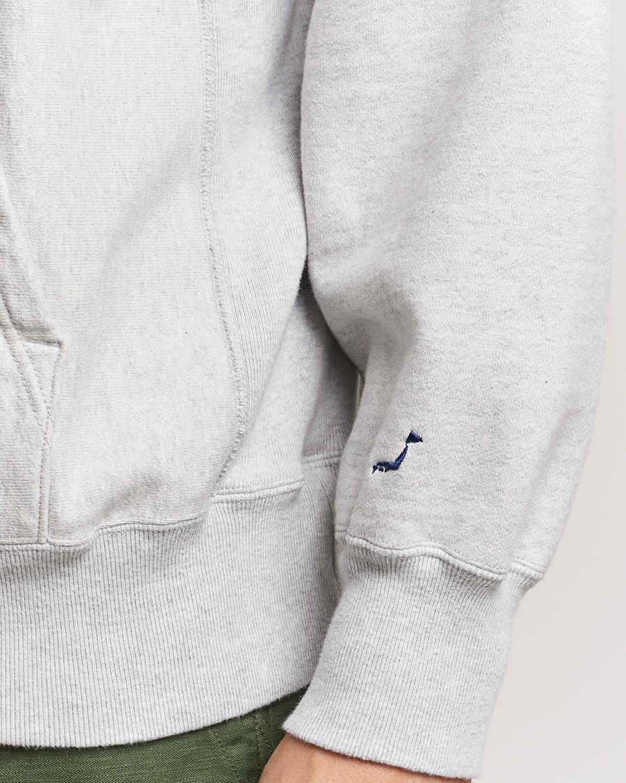 Herr | Tröjor | orSlow | Heavy Weight Vintage Hoodie Light Grey