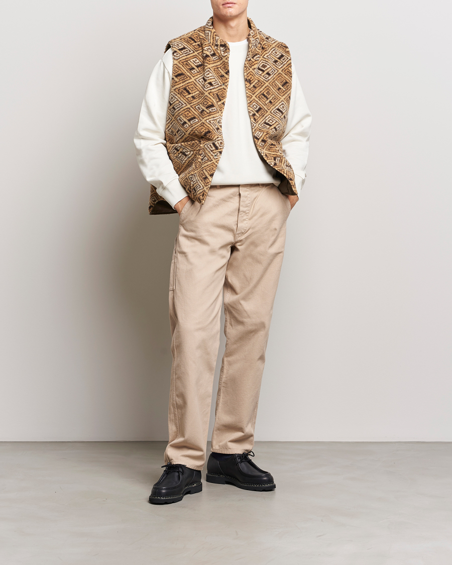 Herr | Jackor | orSlow | Reversible Kuba Vest Army Green