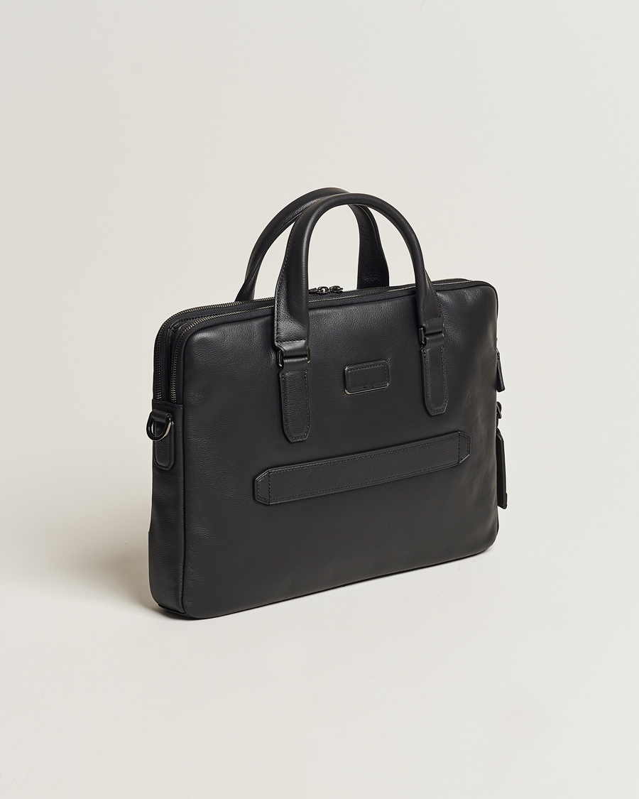 Herr | TUMI Harrison Sycamore Slim Leather Brief Black | TUMI | Harrison Sycamore Slim Leather Brief Black