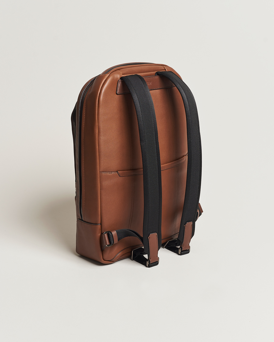 Herr | Ryggsäckar | TUMI | Harrison Bradner Leather Backpack Cognac