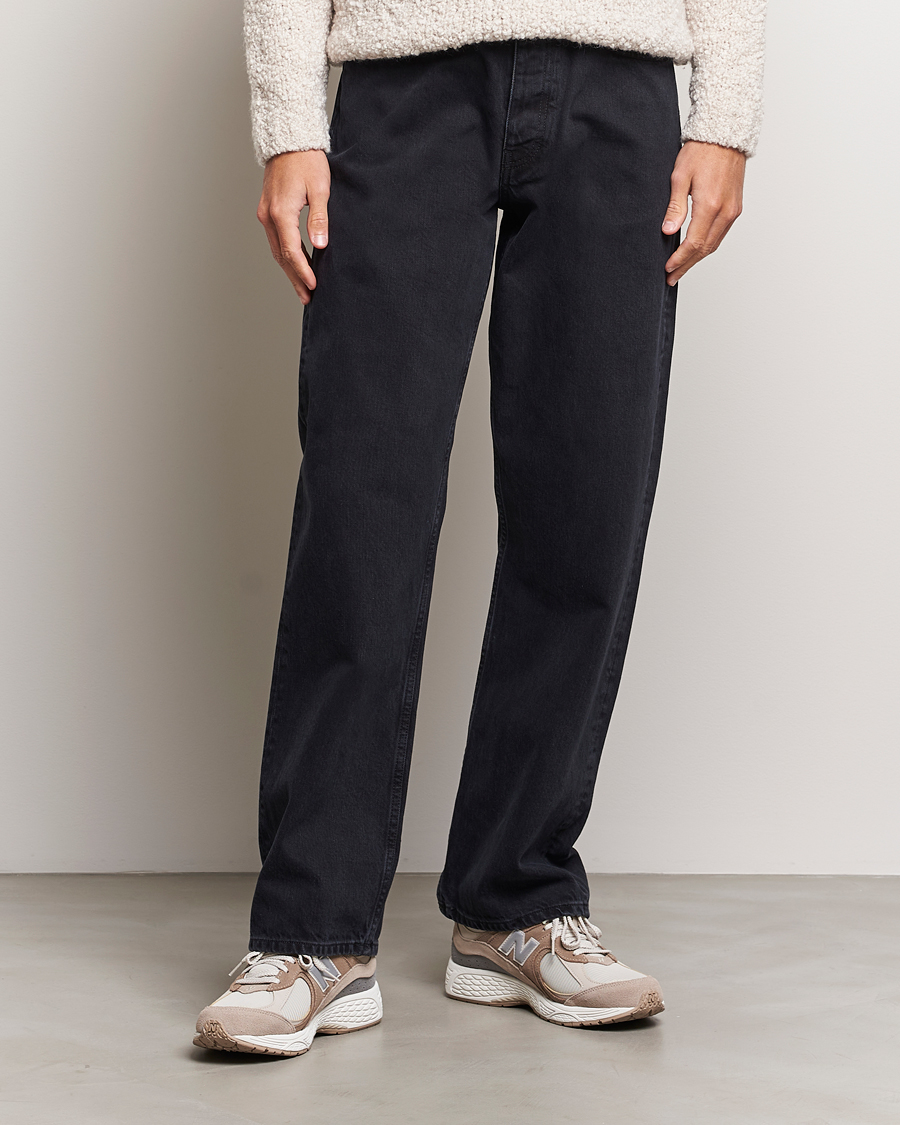 Herr | New Nordics | Sunflower | Loose Jeans Washed Black