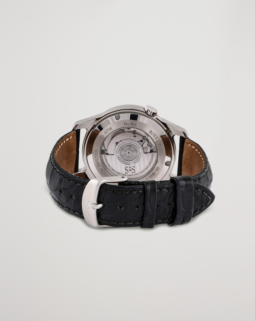 Herr | Sjöö Sandström Pre-Owned Royal Steel Classic 41mm SS-1841-1 Steel White | Sjöö Sandström Pre-Owned | Royal Steel Classic 41mm SS-1841-1 Steel White