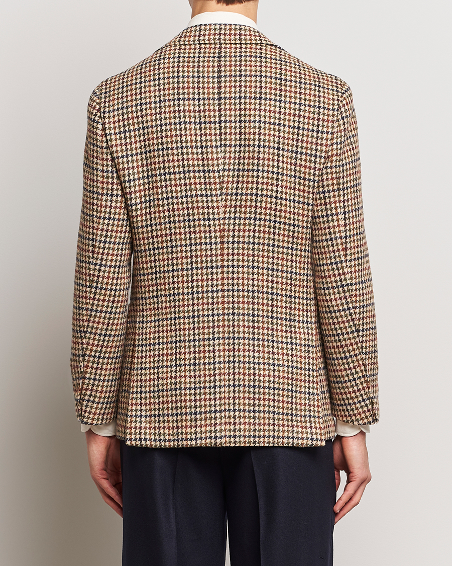 Herr | Kavajer | Beams F | Harris Tweed Gunclub Check Blazer Brown
