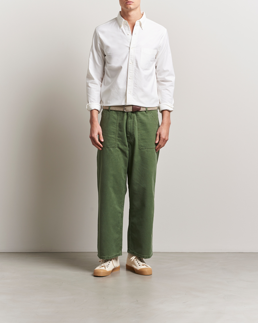 Herr | Skjortor | BEAMS PLUS | Oxford Button Down Shirt White
