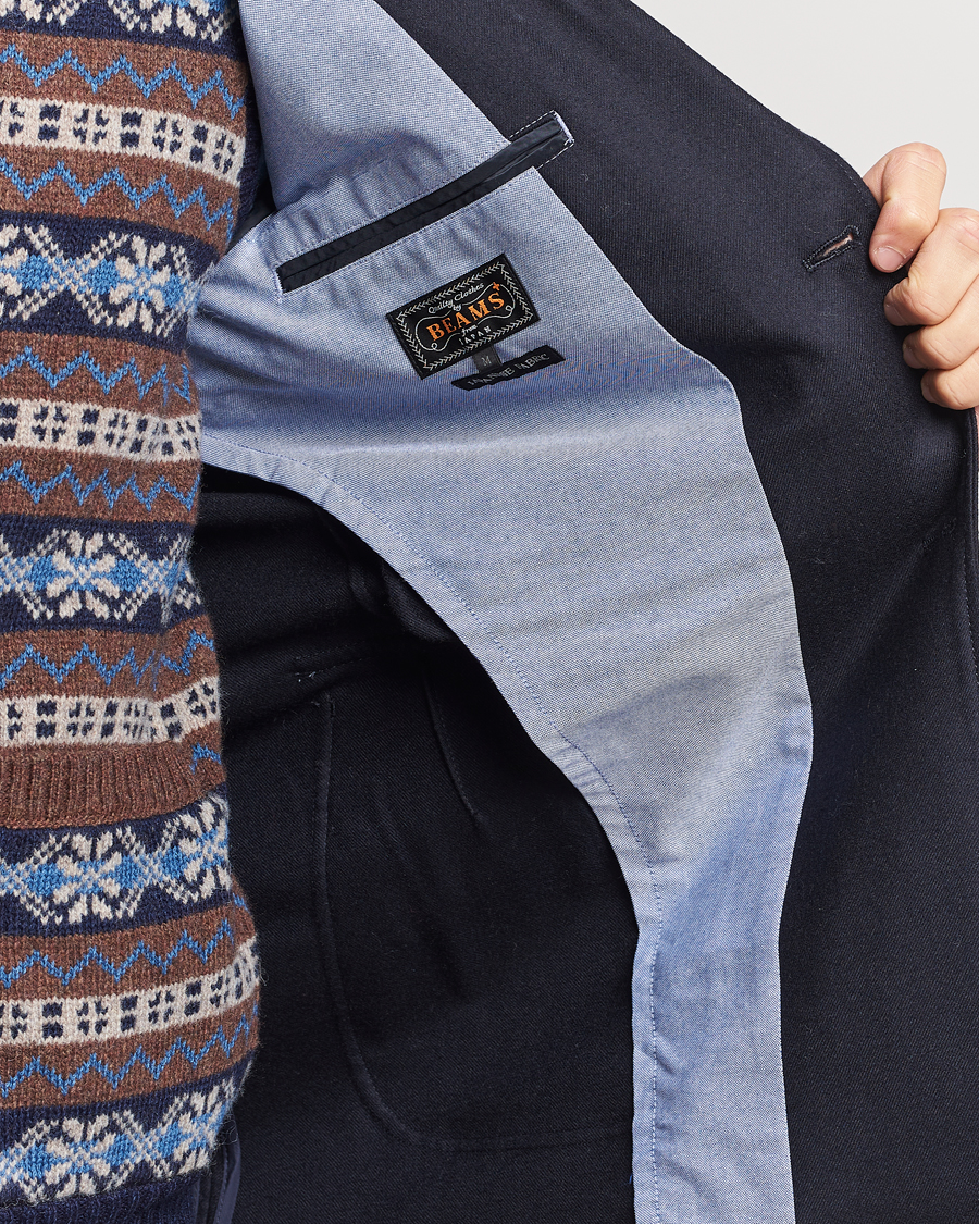 Herr | Kavajer | BEAMS PLUS | Flannel Blazer Navy