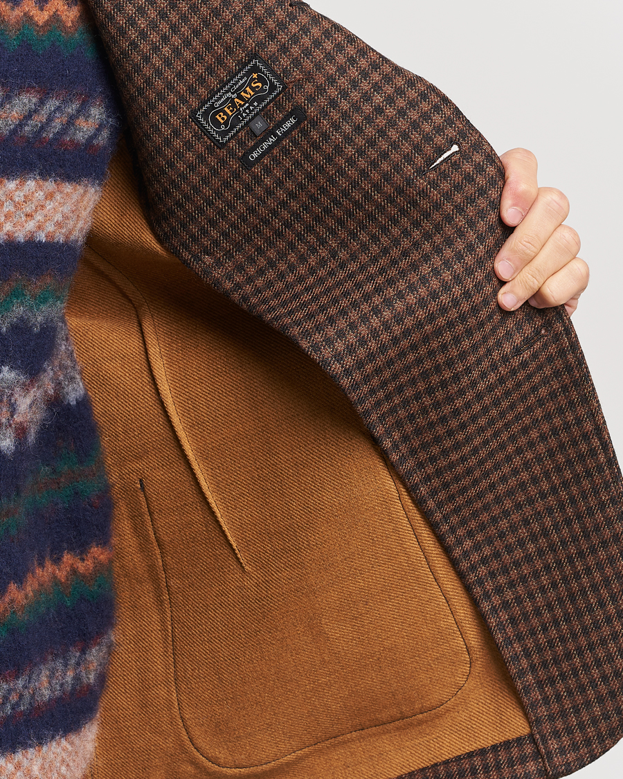 Herr | Kavajer | BEAMS PLUS | Houndstooth Twill Blazer Brown