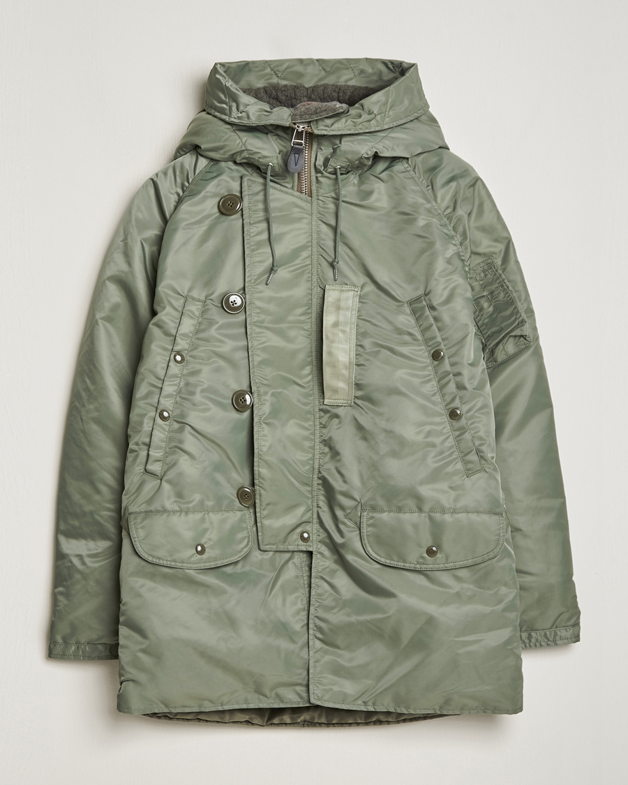 Herr | Jackor | BEAMS PLUS | MIL Type N-3B Down Parka Sage
