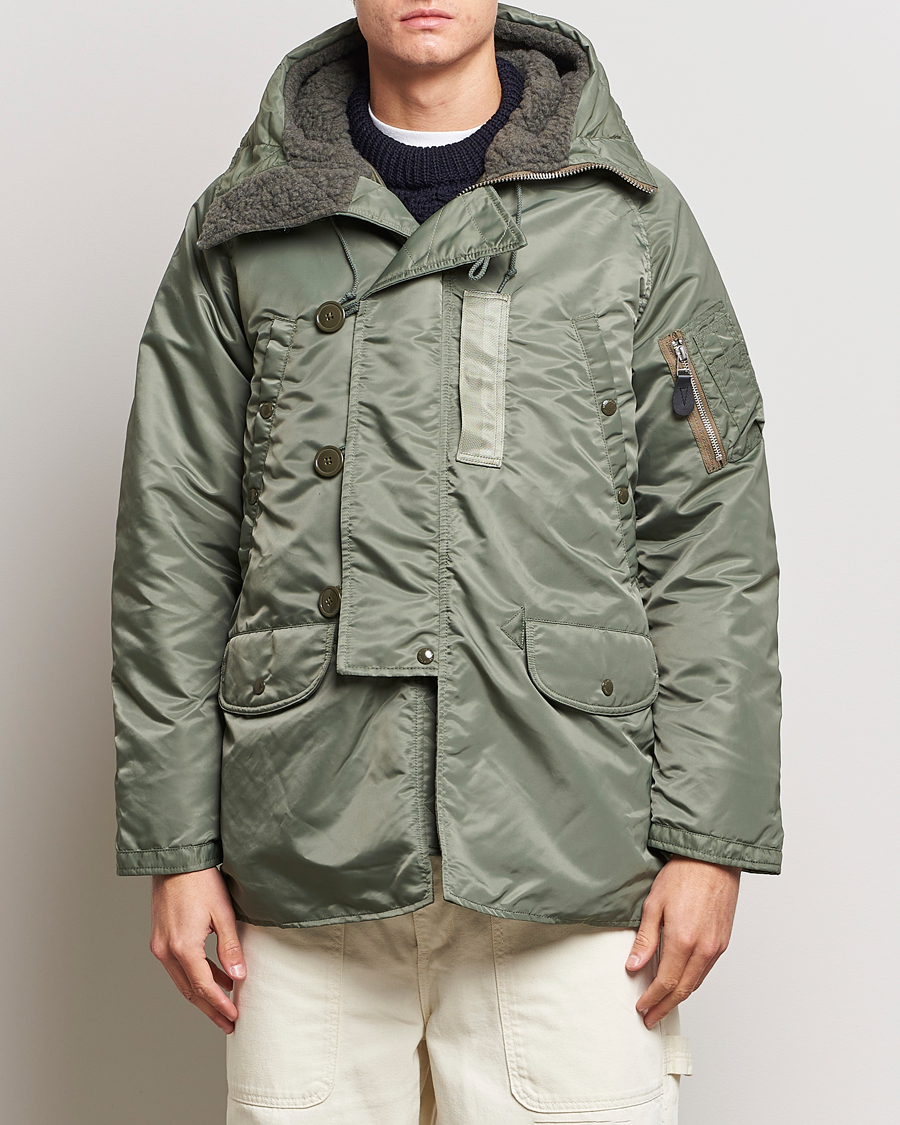 Herr | Jackor | BEAMS PLUS | MIL Type N-3B Down Parka Sage