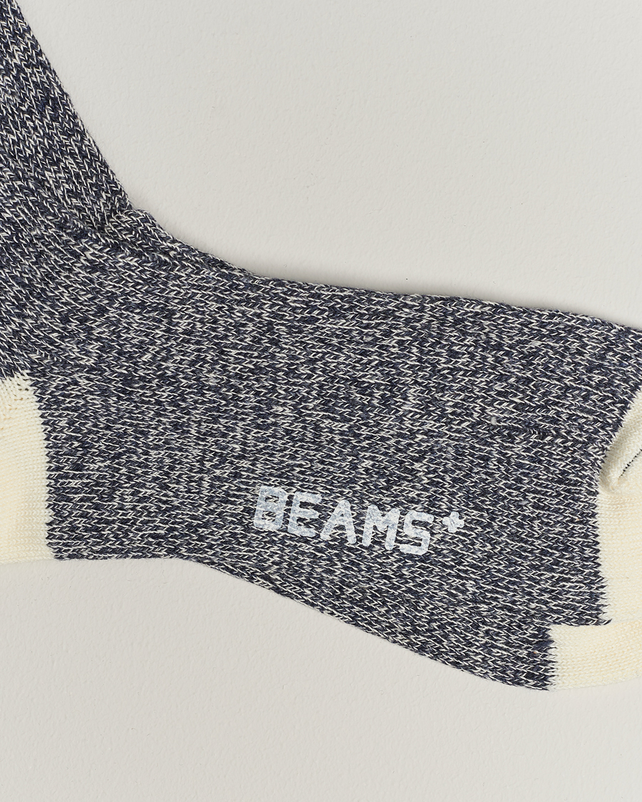 Herr |  | BEAMS PLUS | Rag Socks Grey/Navy
