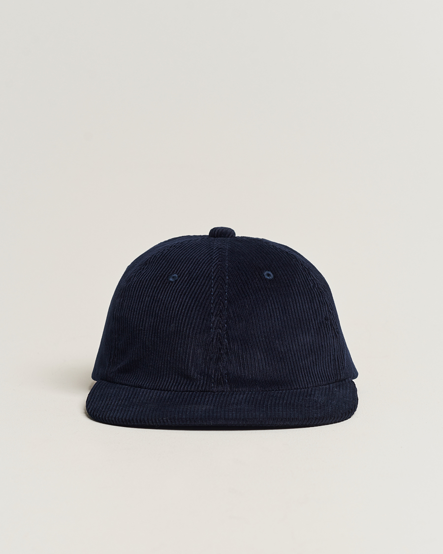 Herr | BEAMS PLUS 6 Panel Corduroy Cap Navy | BEAMS PLUS | 6 Panel Corduroy Cap Navy