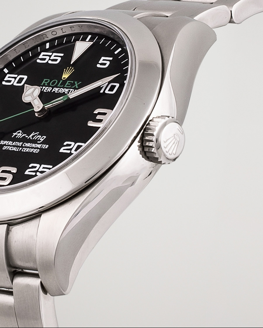 Herr | Pre-Owned & Vintage Watches | Rolex Pre-Owned | Air-King Steel Black 116900