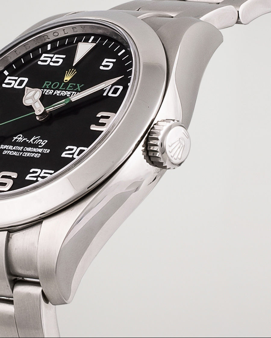 Herr | Rolex Pre-Owned Air-King Steel Black 116900 | Rolex Pre-Owned | Air-King Steel Black 116900