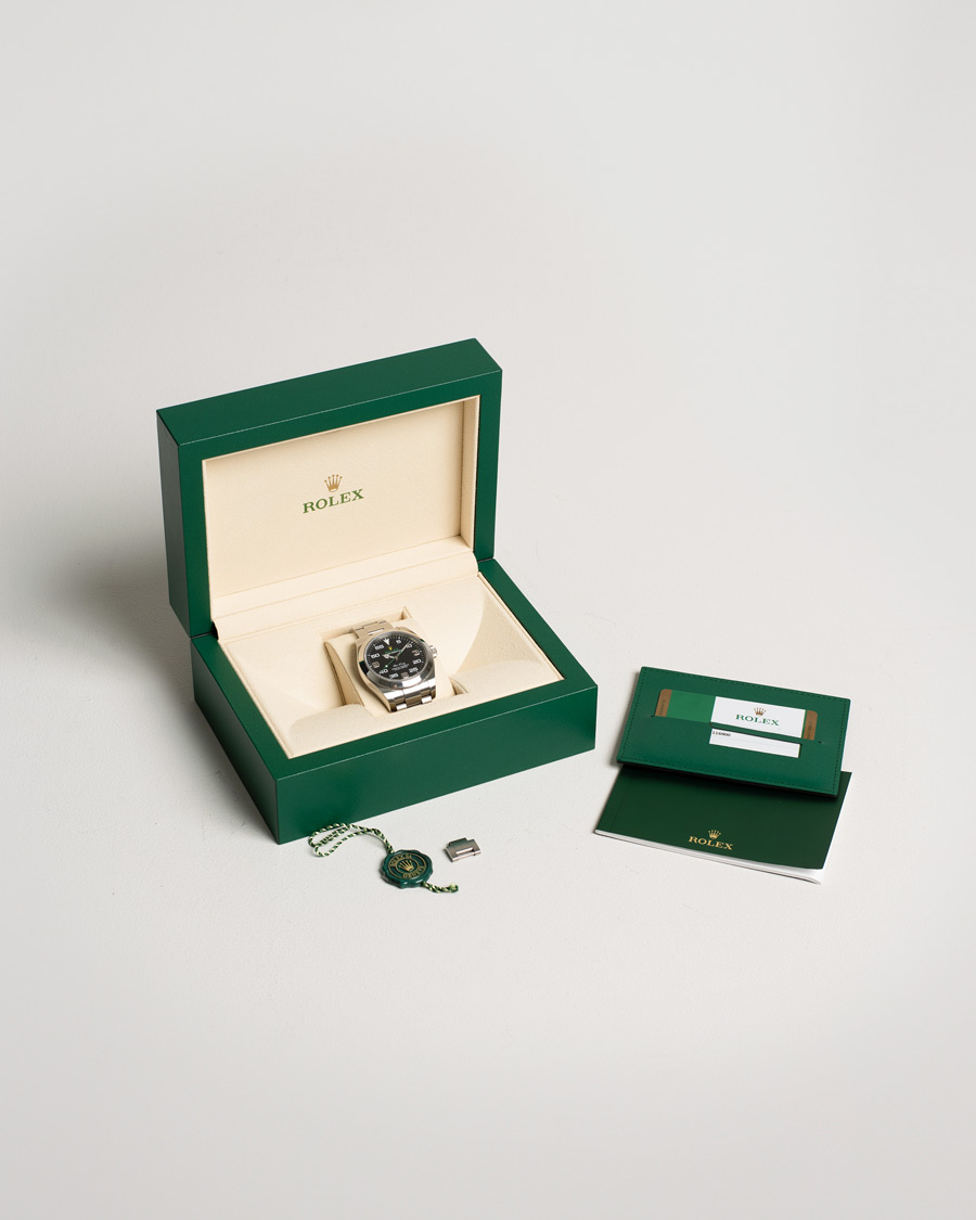 Herr | Rolex Pre-Owned Air-King Steel Black 116900 | Rolex Pre-Owned | Air-King Steel Black 116900