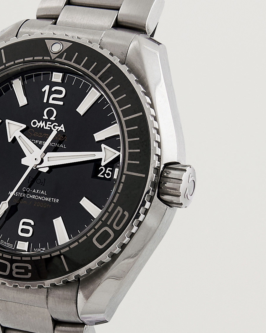 Herr | Omega Pre-Owned Seamaster Planet Ocean 21530402001001 Steel Black | Omega Pre-Owned | Seamaster Planet Ocean 21530402001001 Steel Black