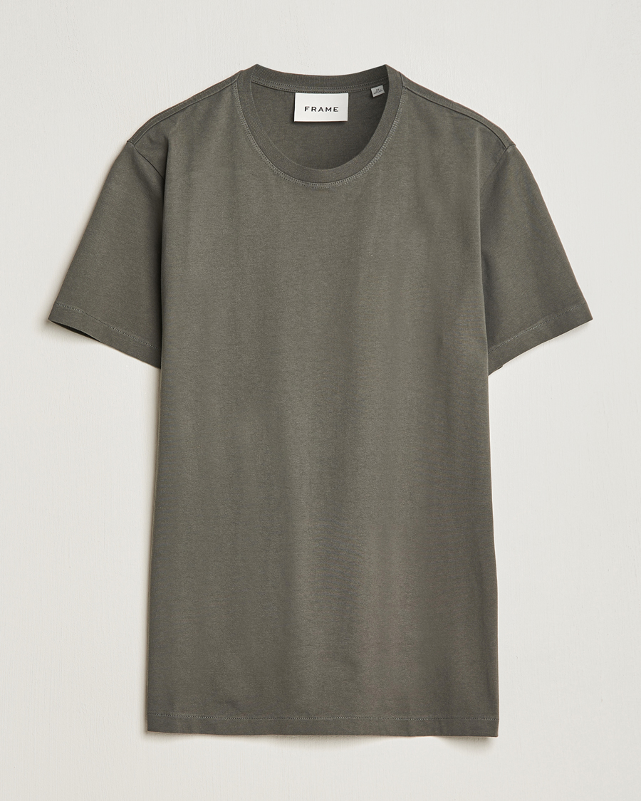 Herr | T-Shirts | FRAME | Logo T-Shirt Charcoal Grey