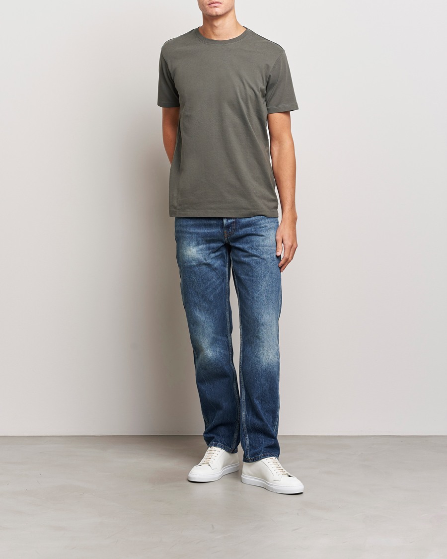 Herr | T-Shirts | FRAME | Logo T-Shirt Charcoal Grey