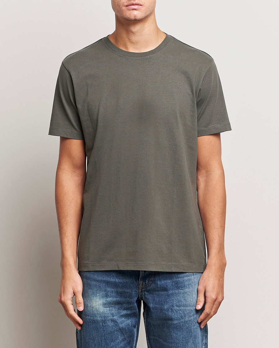 Herr | Kortärmade t-shirts | FRAME | Logo T-Shirt Charcoal Grey