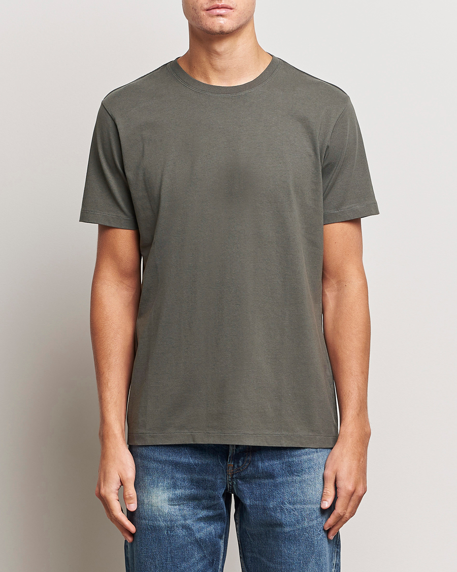 Herr | T-Shirts | FRAME | Logo T-Shirt Charcoal Grey