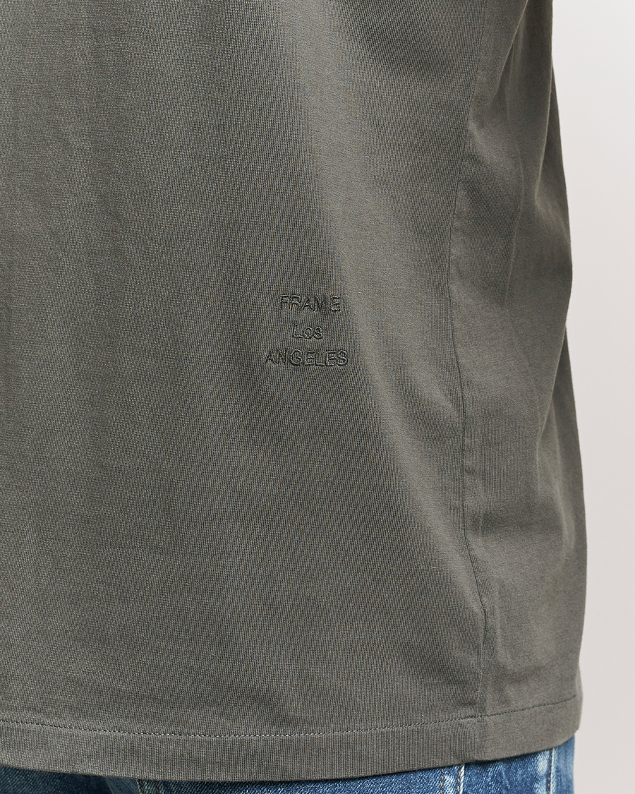 Herr | T-Shirts | FRAME | Logo T-Shirt Charcoal Grey