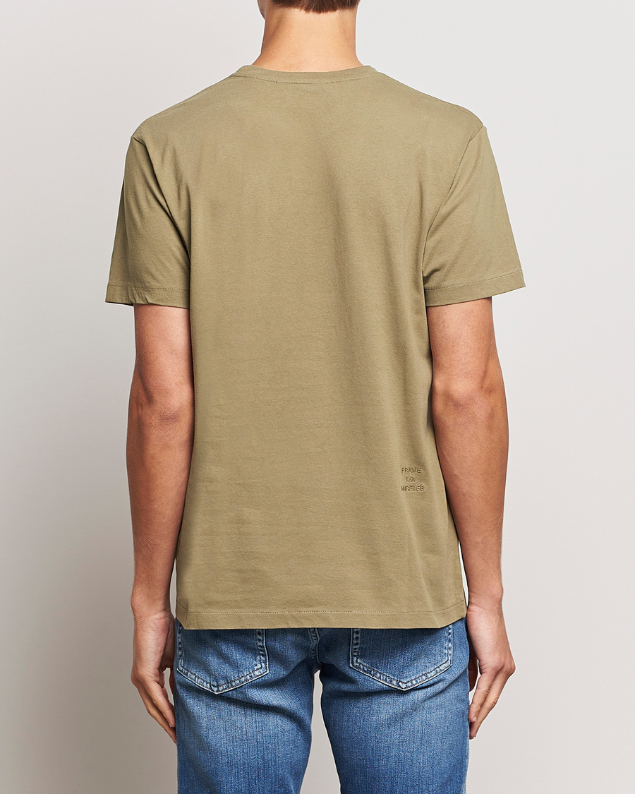 Herr | T-Shirts | FRAME | Logo T-Shirt Khaki Green