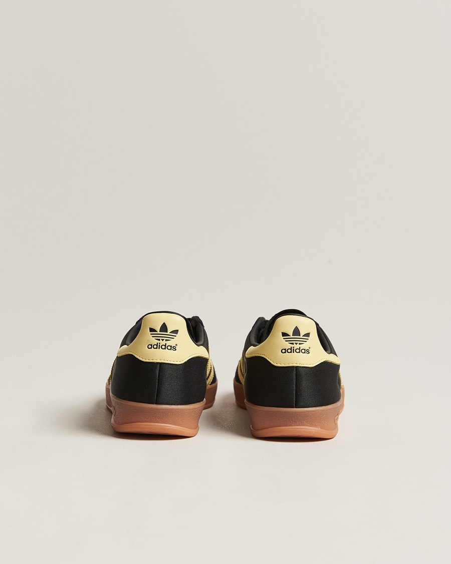 Herr | adidas Originals Gazelle Sneaker Black/Yellow | adidas Originals | Gazelle Sneaker Black/Yellow