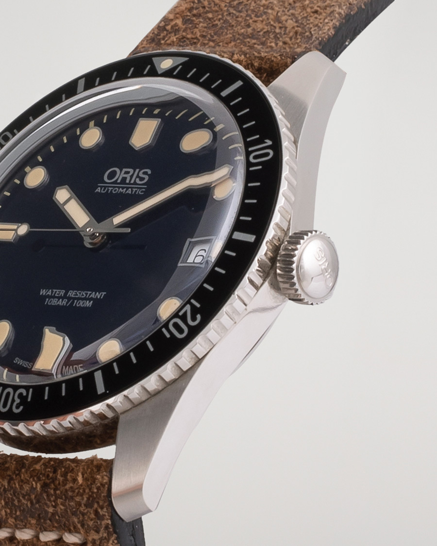 Herr | Pre-Owned & Vintage Watches | Oris Pre-Owned | Divers Sixty-Five Steel Blue
