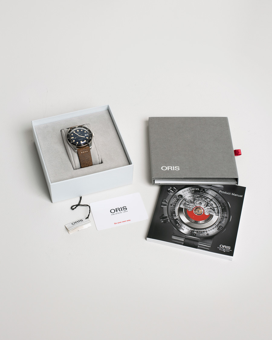 Herr | Oris Pre-Owned Divers Sixty-Five Steel Blue | Oris Pre-Owned | Divers Sixty-Five Steel Blue