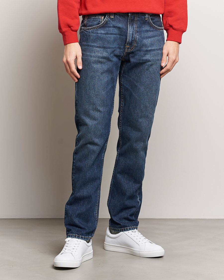 Herr | Blå jeans | Nudie Jeans | Gritty Jackson Jeans Blue Soil