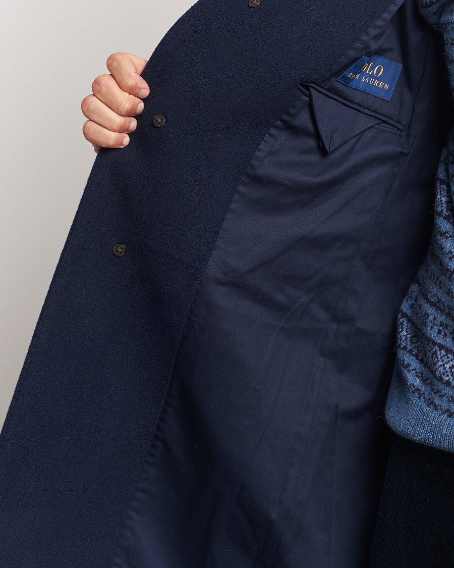 Herr | Jackor | Polo Ralph Lauren | Paddock Wool Coat Navy