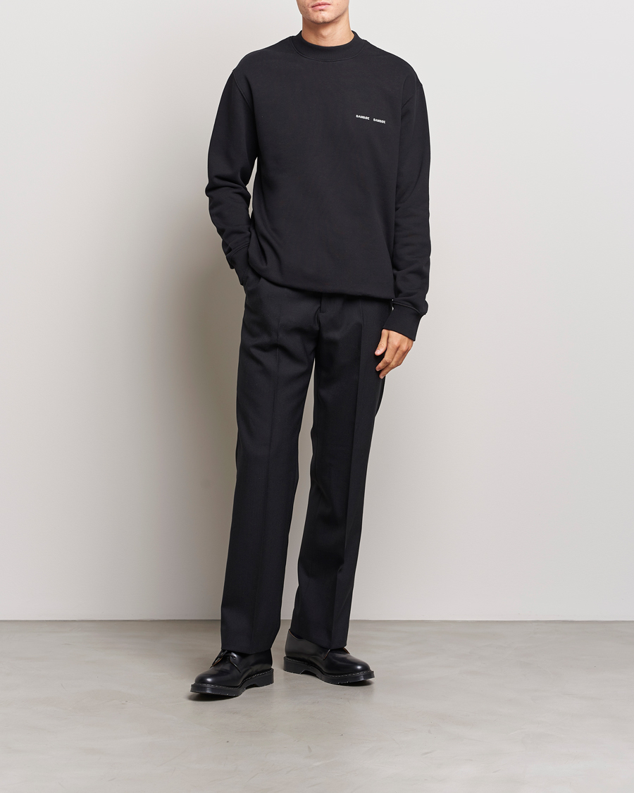 Herr | Tröjor | Samsøe Samsøe | Norsbro Crew Neck Sweatshirt Black