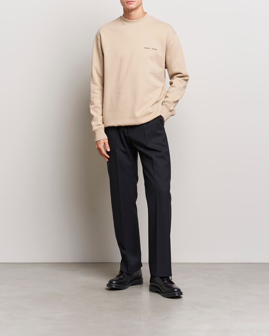 Herr | Tröjor | Samsøe Samsøe | Norsbro Crew Neck Sweatshirt Pure Cashmere