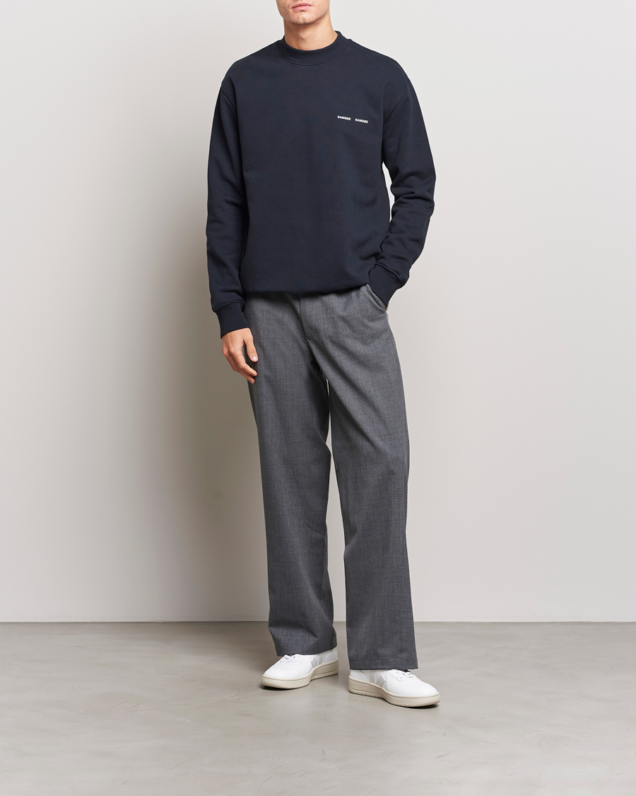 Herr | Tröjor | Samsøe Samsøe | Norsbro Crew Neck Sweatshirt Sky Captian