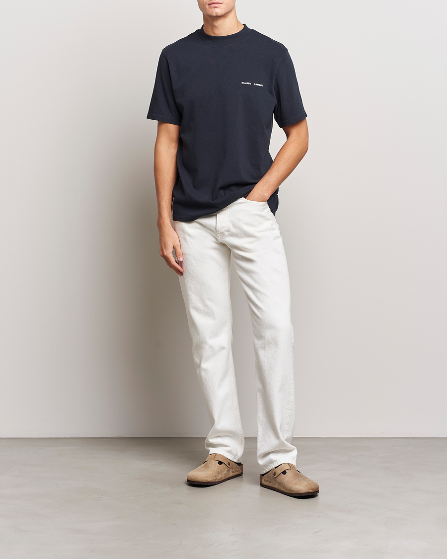 Herr | T-Shirts | Samsøe Samsøe | Norsbro Organic Cotton T-shirt Sky Captian