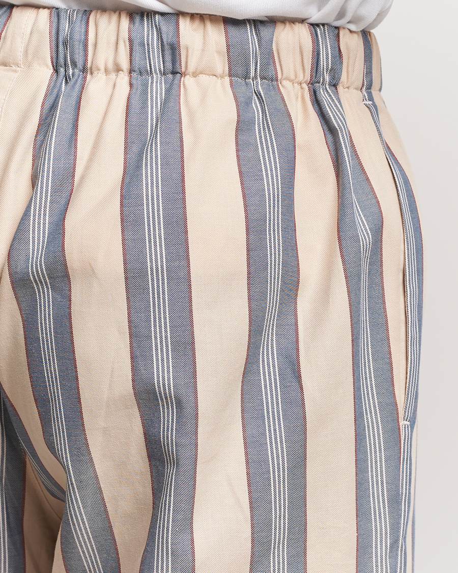 Herr | Pyjamas & Morgonrockar | Nufferton | Uno Old School Pyjama Set Beige/Blue