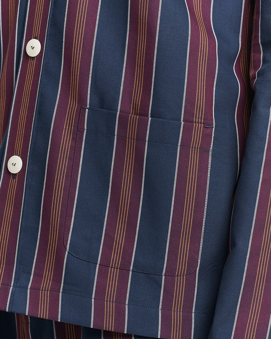 Herr | Pyjamas & Morgonrockar | Nufferton | Uno Old School Pyjama Set Navy/Orange