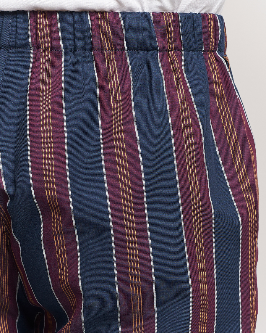 Herr | Pyjamas & Morgonrockar | Nufferton | Uno Old School Pyjama Set Navy/Orange