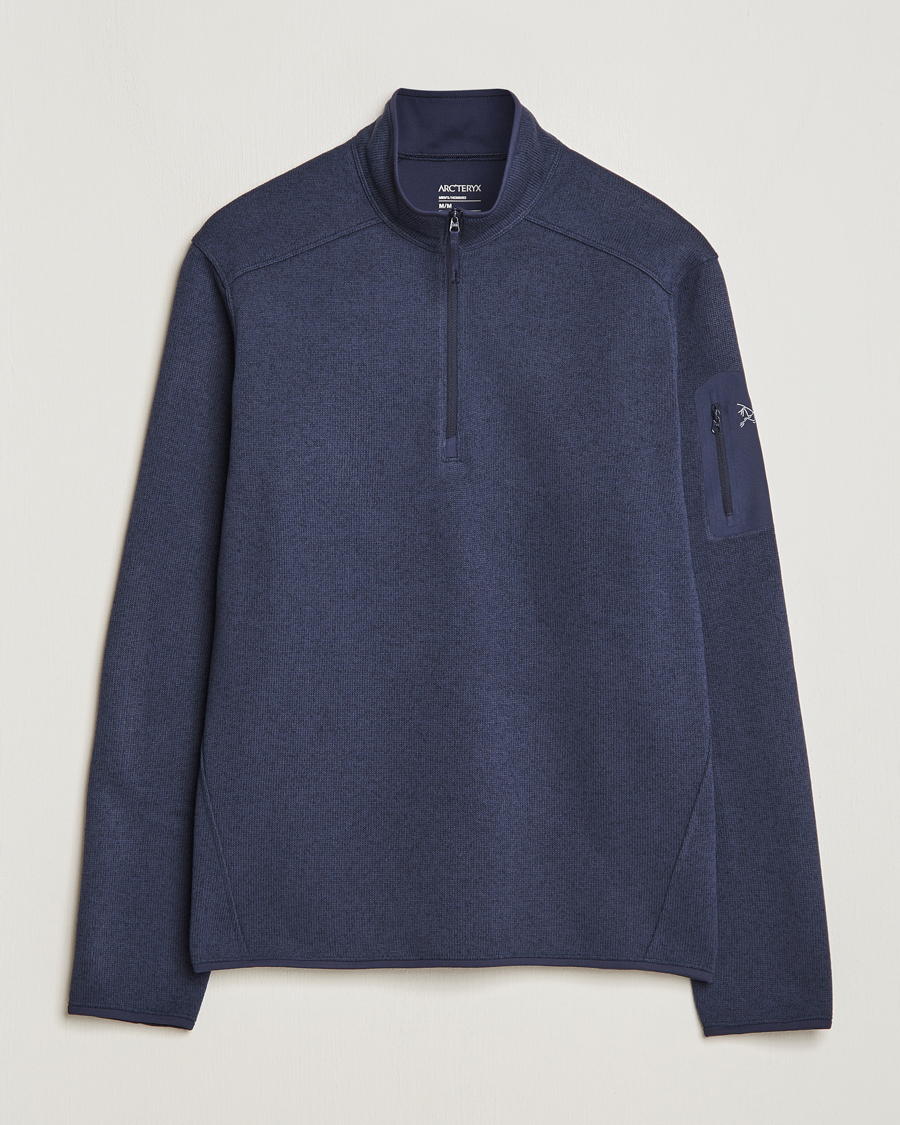 Herr | Tröjor | Arc'teryx | Covert Half-Zip Black Sapphire Heather