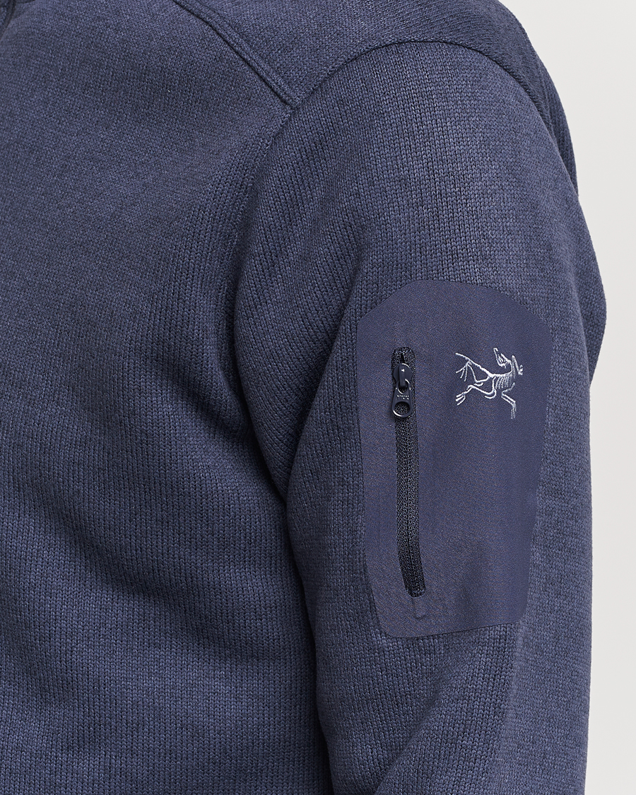 Herr | Tröjor | Arc'teryx | Covert Half-Zip Black Sapphire Heather