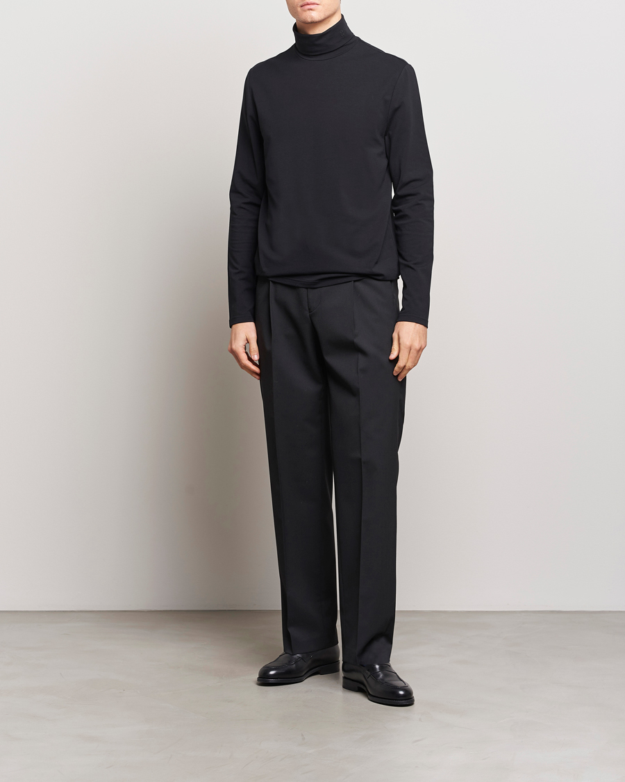 Herr | Tröjor | Filippa K | 93 Turtleneck Tee Black
