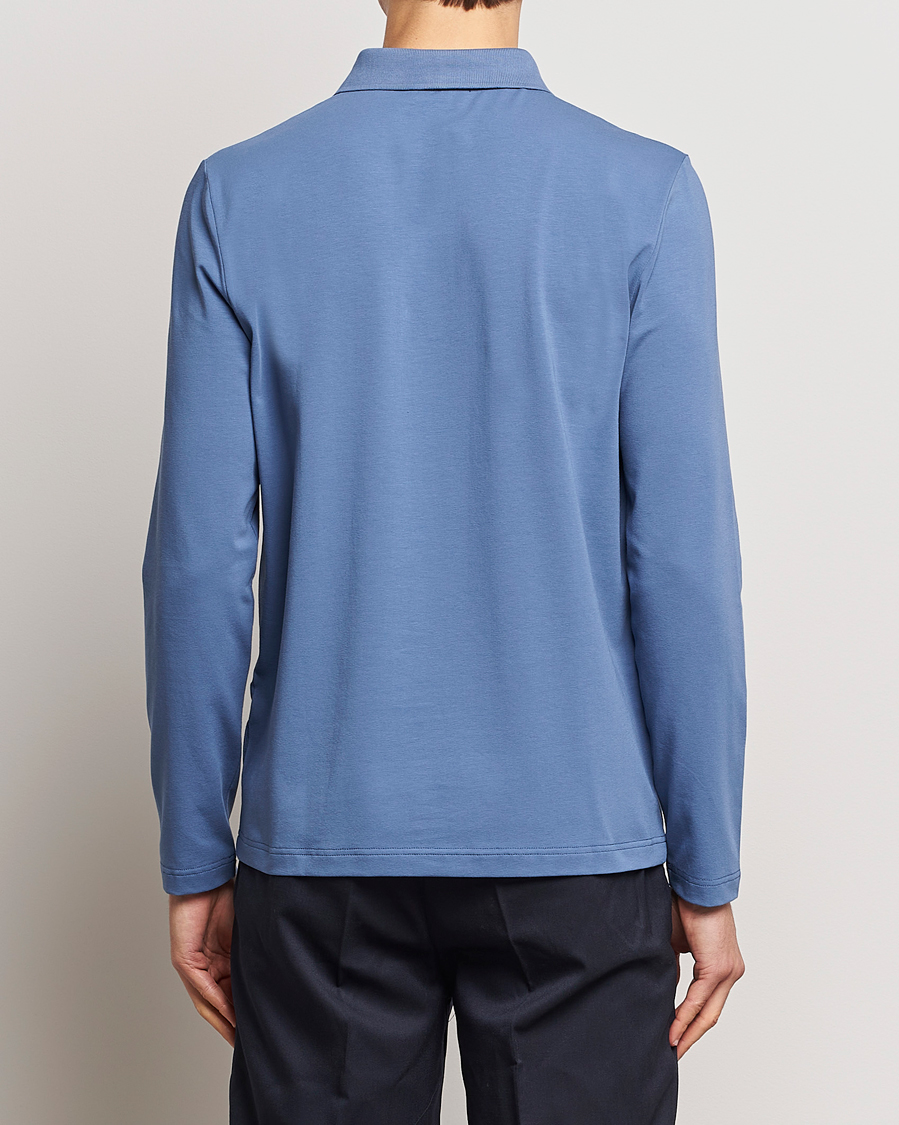 Herr | Tröjor | Filippa K | Luke Lycra Poloshirt Paris Blue