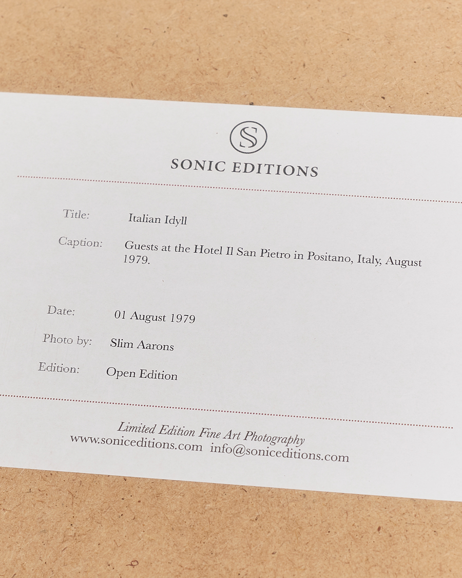 Herr |  | Sonic Editions | Framed Slim Aarons Italian Idyll 