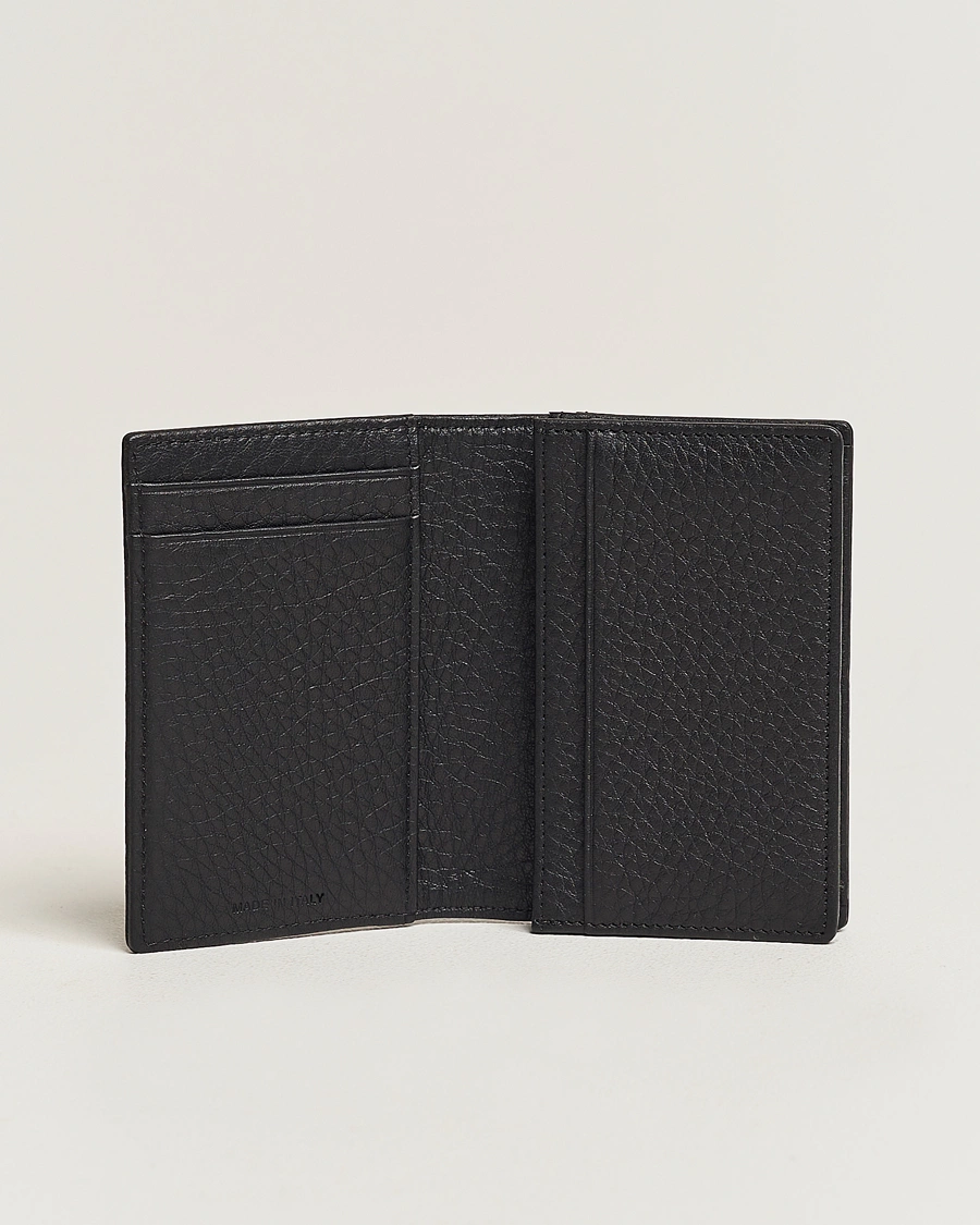 Herr | Italian Department | Canali | Grain Leather Billfold Black