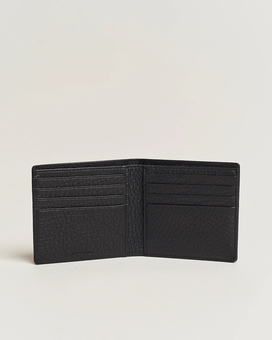 Herr | Business & Beyond | Canali | Grain Leather Wallet Black