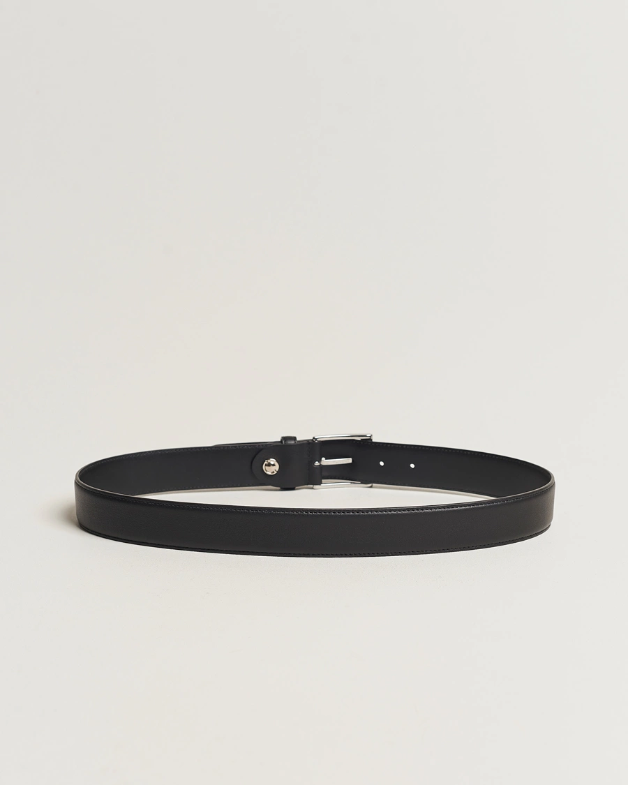 Herre |  | Canali | Leather Belt Black Calf