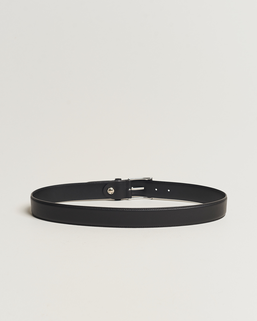 Herr | Bälten | Canali | Classic Leather Belt Black Calf