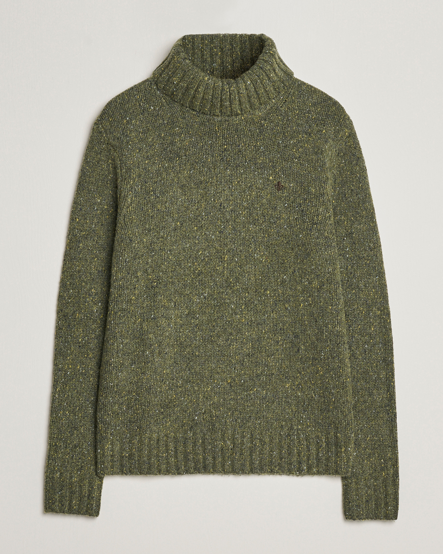 Herr | Tröjor | Morris | Graham Knitted Rollneck Olive
